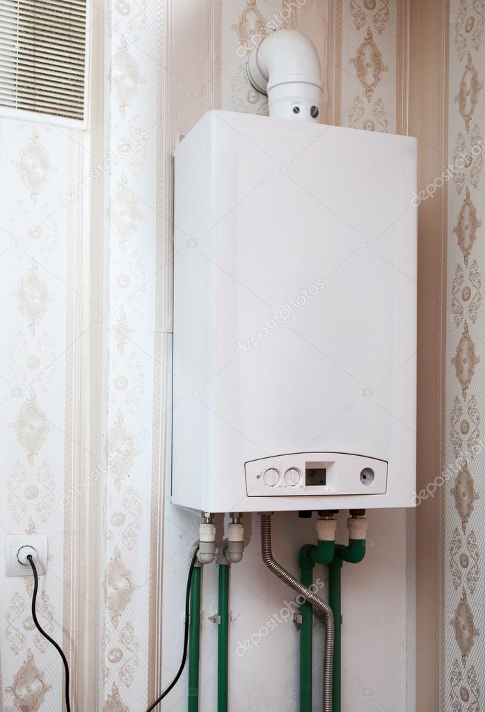 boiler on the wall