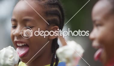  kız ve erkek kardeşim dondurma keyfi