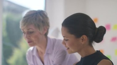 Ofiste çalışan meslektaşlar.