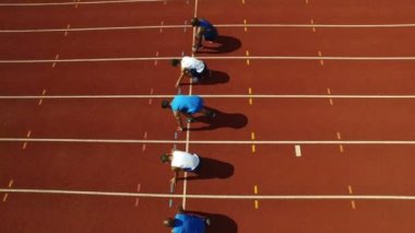 koşu parkuru atletleri