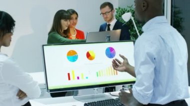 modern ofis iş grubu