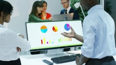 modern ofis iş grubu