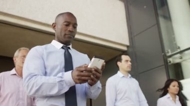 iş grup yürüyüş dış ofis