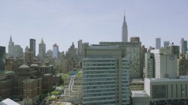 New York City cityscape ve gökdelenler