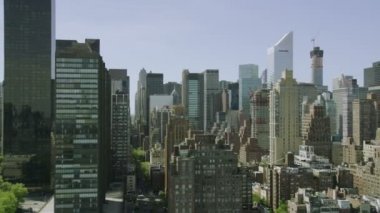 New York City cityscape ve gökdelenler