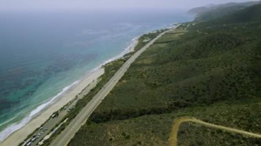 California kıyı şeridinde Big Sur