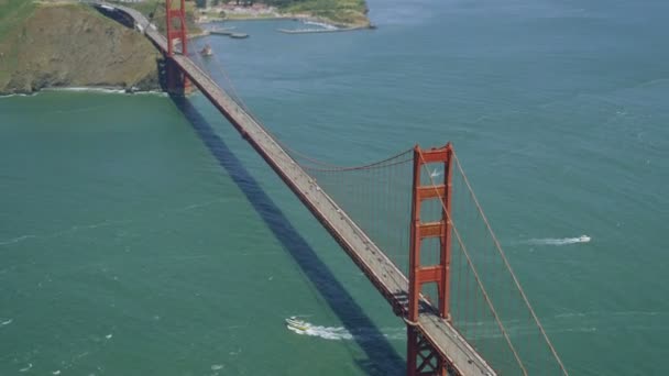 Golden Gate Köprüsü, San Francisco Şehir — Stok video