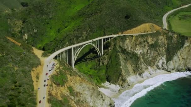 Costa de California a lo largo del Big Sur — Vídeos de Stock