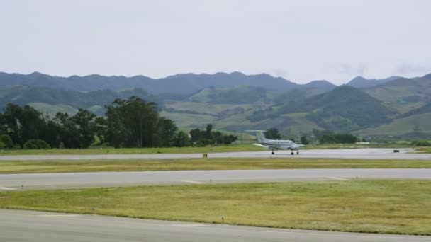 Vista aérea do Aeroporto Californiano — Vídeo de Stock