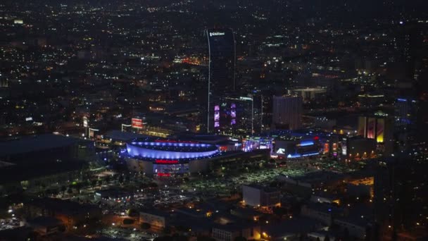 A légi felvétel a Staples Center — Stock videók