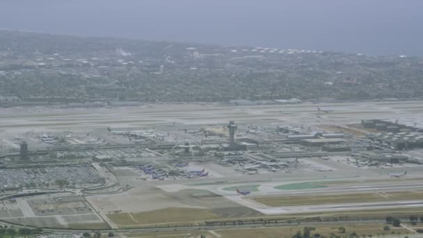 LAX Los Angeles City Airport — Stok video