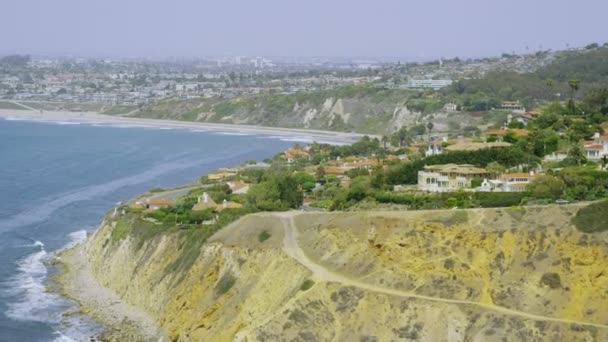 Californië kustlijn langs de Big Sur — Stockvideo