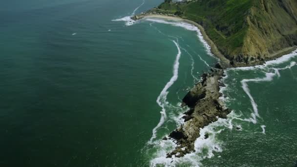 Kalifornische Küste entlang der Big Sur — Stockvideo