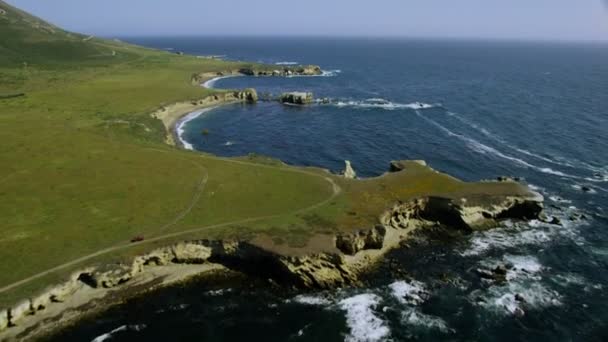 California Coastline ao longo do Big Sur — Vídeo de Stock