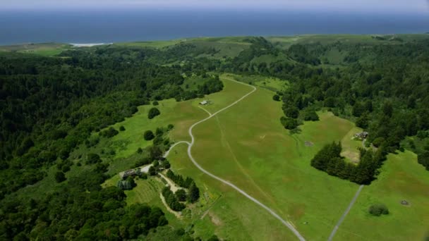 Каліфорнія берегової лінії уздовж Big Sur — стокове відео