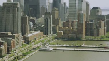 New York City cityscape ve gökdelenler