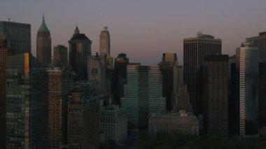 Gün batımında New York