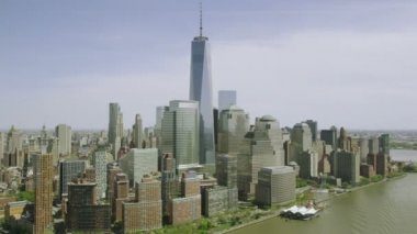 New York City cityscape ve gökdelenler