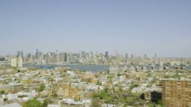 New York City cityscape ve gökdelenler