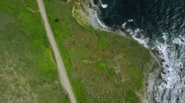 California kıyı şeridinde Big Sur