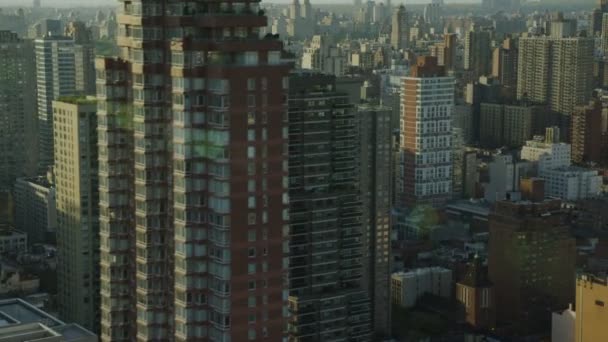 Нью-Йоркські міські хмарочоси — стокове відео