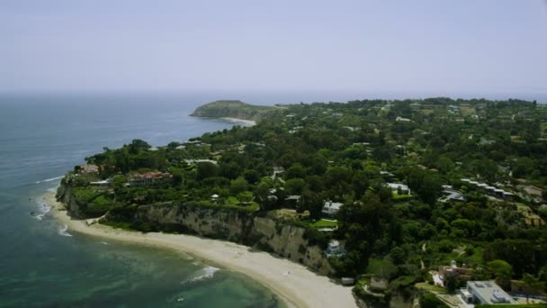 California kustlinje längs Big Sur — Stockvideo