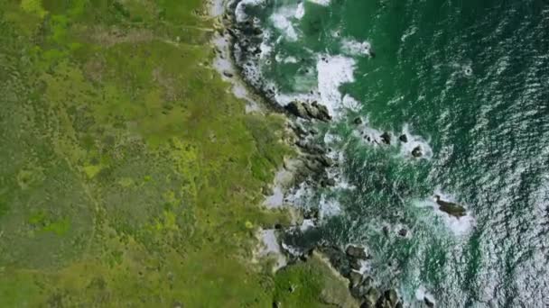 California Coastline ao longo do Big Sur — Vídeo de Stock