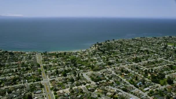 California Suburban Casas e cidades — Vídeo de Stock