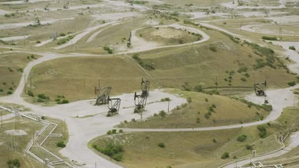 Kayıp Hills petrol eşekler — Stok video