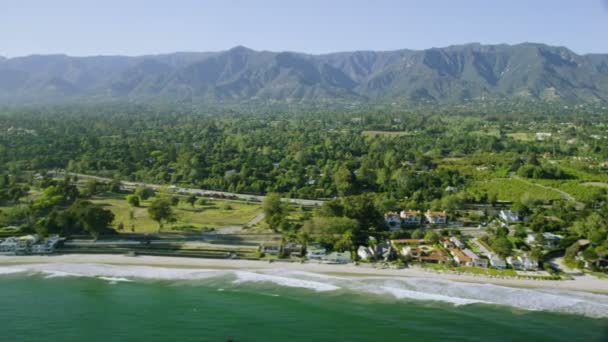 Californië kustlijn langs de Big Sur — Stockvideo