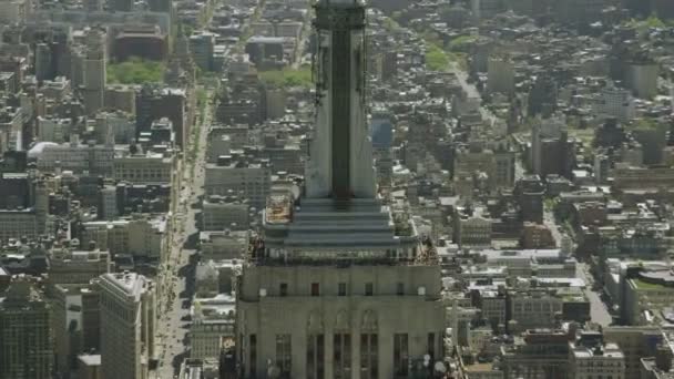 Wieżowca Empire state building, Nowy Jork — Wideo stockowe