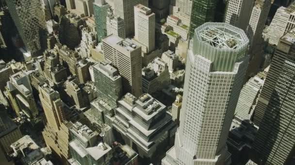 Arranha-céus da cidade de Nova Iorque — Vídeo de Stock