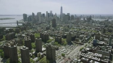 New York City cityscape ve gökdelenler