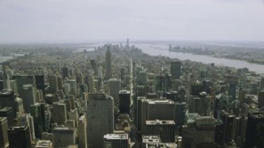 New York City cityscape ve gökdelenler