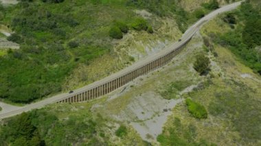 California kıyı şeridinde Big Sur