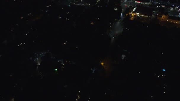 Banlieue de Los Angeles la nuit — Video