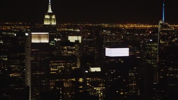 New York City at nigh — Stock Video