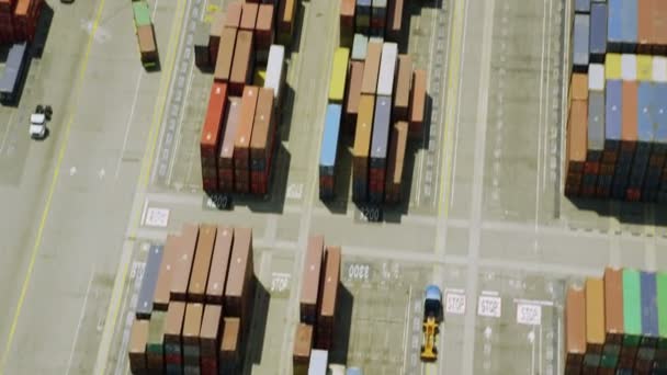 Доставка доків порту Лос-Анджелесі — стокове відео