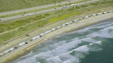California kıyı şeridinde Big Sur
