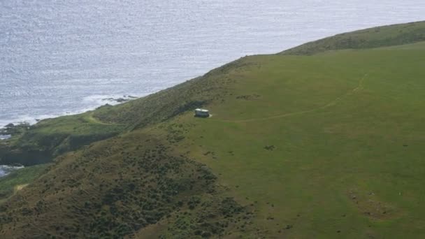 Californië kustlijn langs de Big Sur — Stockvideo