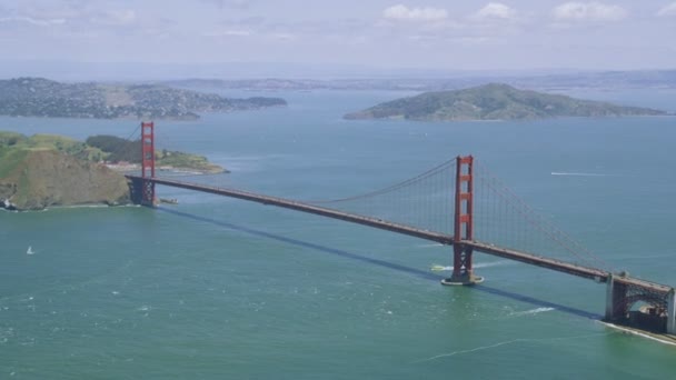 Ponte Golden Gate, a cidade de San Francisco — Vídeo de Stock