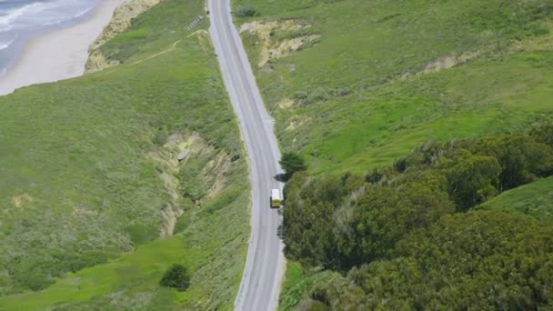 Costa de California a lo largo del Big Sur — Vídeos de Stock