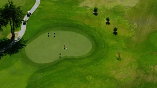 Kalifornischer Golfplatz — Stockvideo