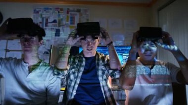 bilgisayar oyun oyuna dalmış