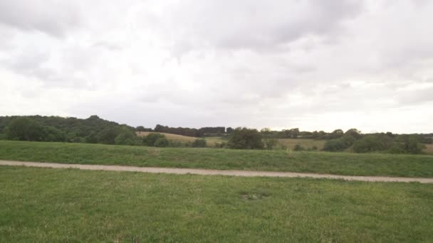 Panoramatický pohled z parku — Stock video