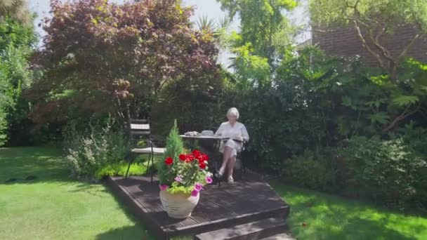 Gentleman faire du jardinage — Video