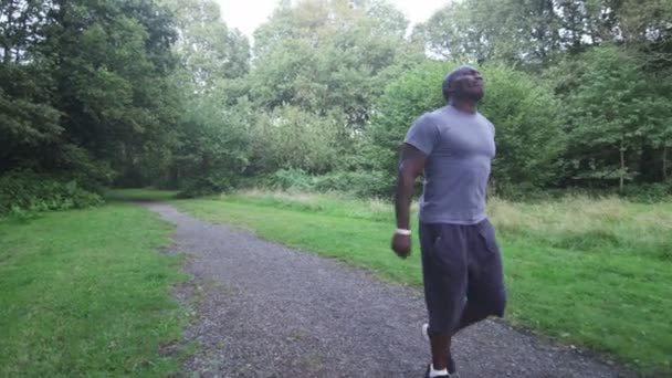 Man lopen en wordt gewond — Stockvideo