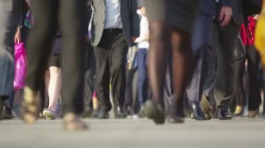 işçi ve Londra yürüyen turist