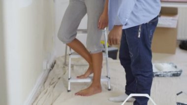 iki yeni ev duvar boyama