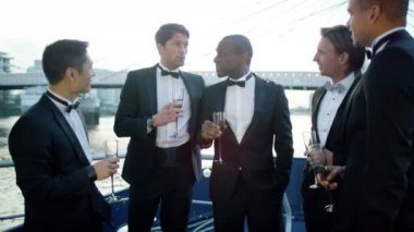 güverte tekne partide sohbet arkadaş